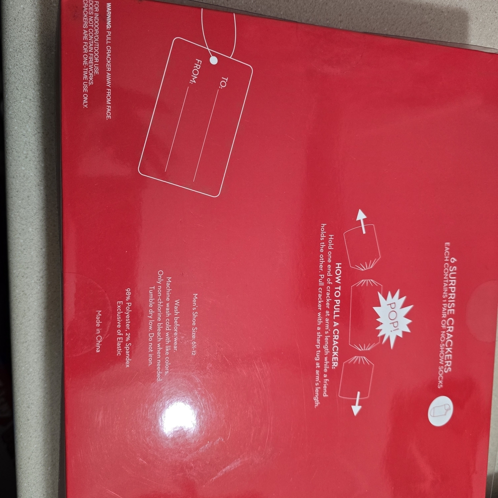 Men Barbecue Surprise Crackers Sock Set - Multicolor - Picture 2 of 2